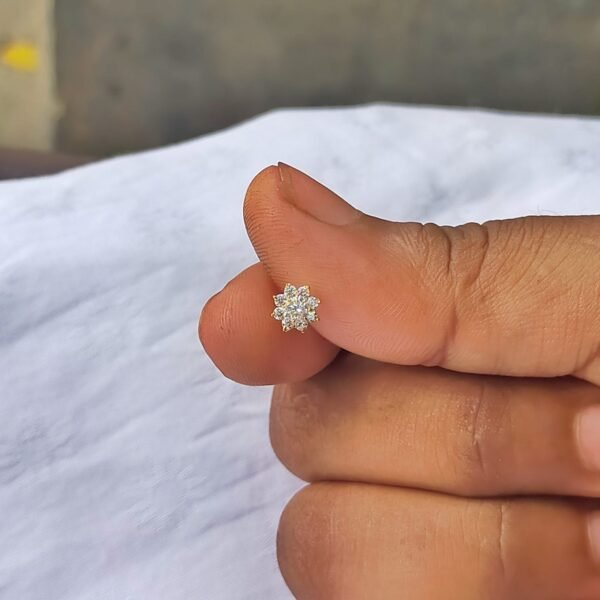 Nosepin | Sonaton gold & 9 Zircon Stone