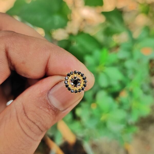 Nosepin  Sonaton  gold & zircon stone