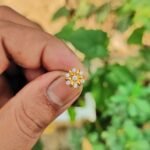 Nosepin  Sonaton  gold & zircon stone