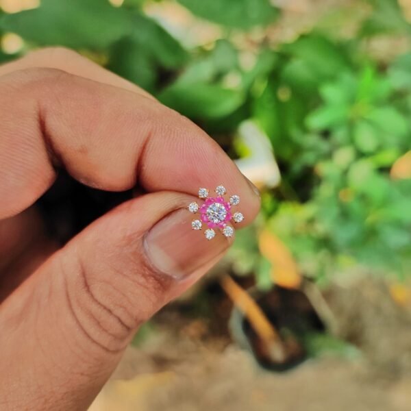 Nosepin |  Sonaton  gold & zircon stone