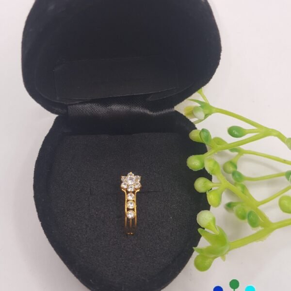 noth with zircon stone & sonaton gold