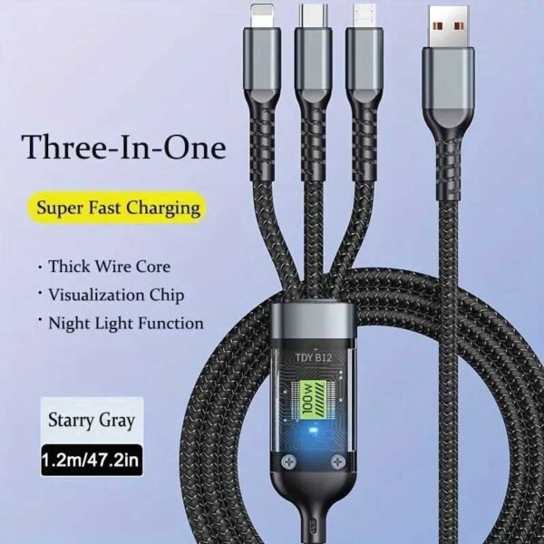 Fast Charging USB 3.0 Cable 100W