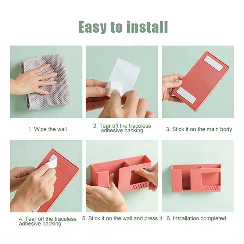 Wall-Mounted-Double-Layer-Phone-Holder-F5