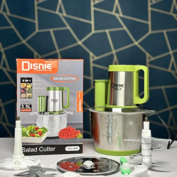 Disnie 6-in-1 DSC-808 Electric Salad Cutter And Food Chopper