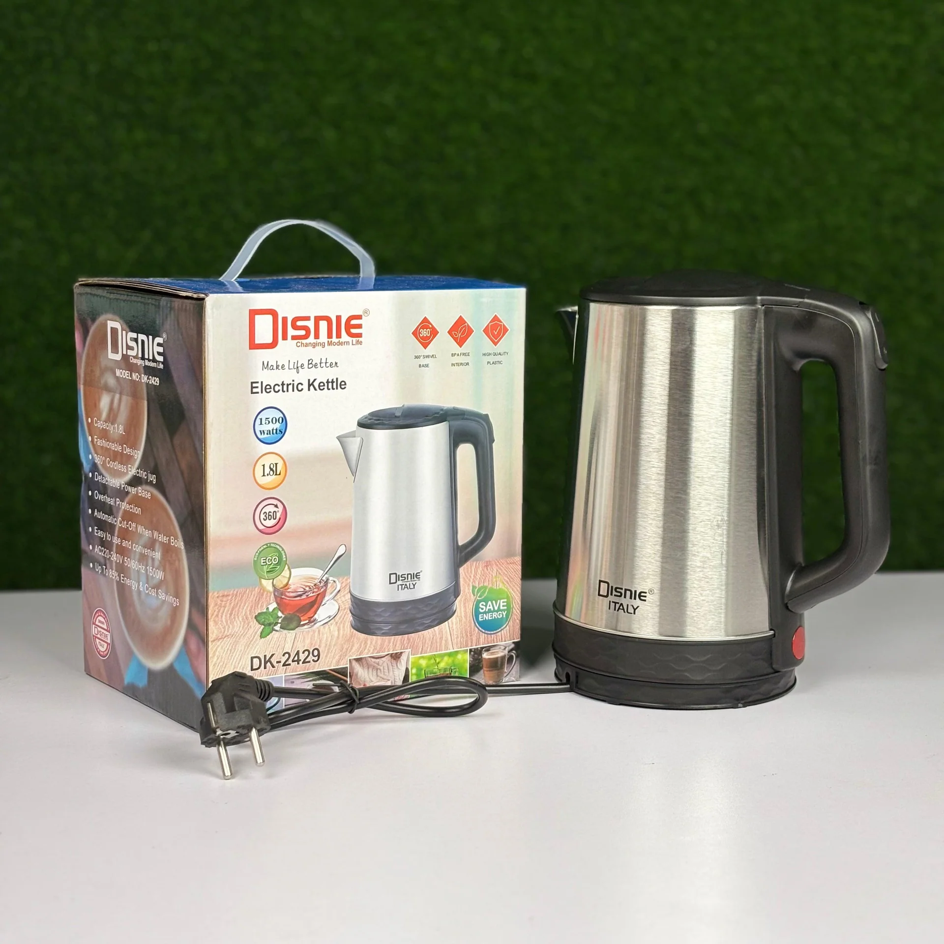 Disnie Electric Kettle 1.8 Ltr 1500 Watt - Image 2