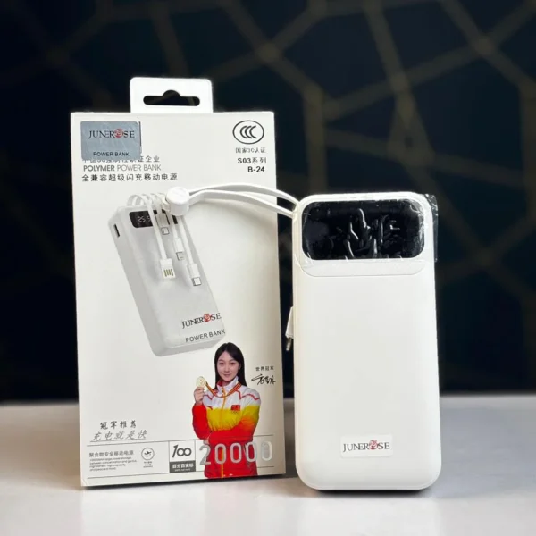 🔋 Polymer 20000mAh Super Fast Charging Power Bank