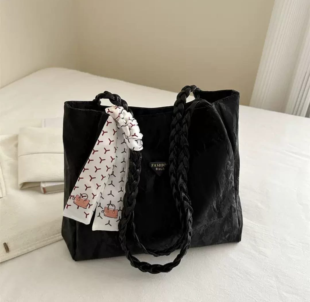 💼 Braided Handle Shopper Bag - Image 7