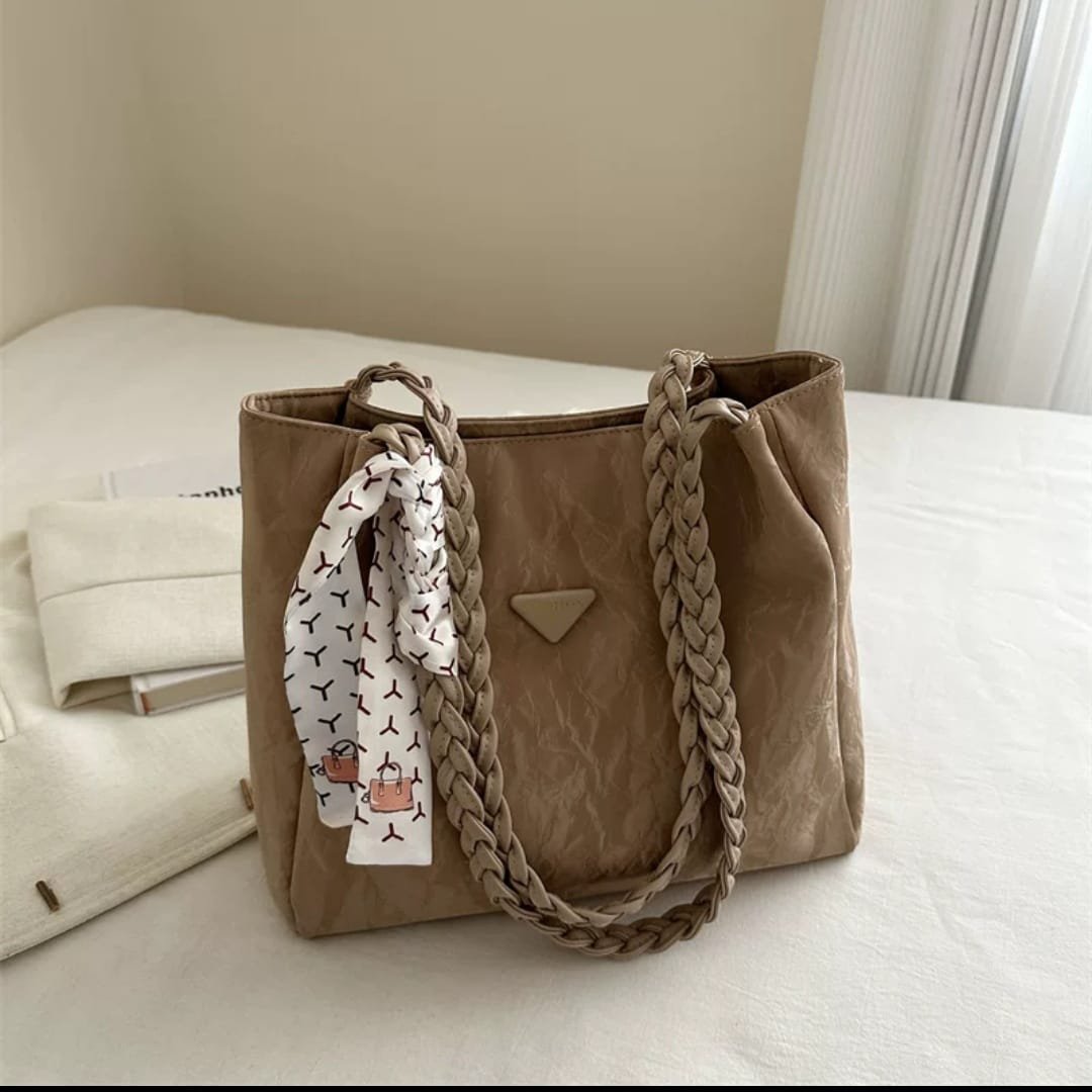 💼 Braided Handle Shopper Bag - Image 5