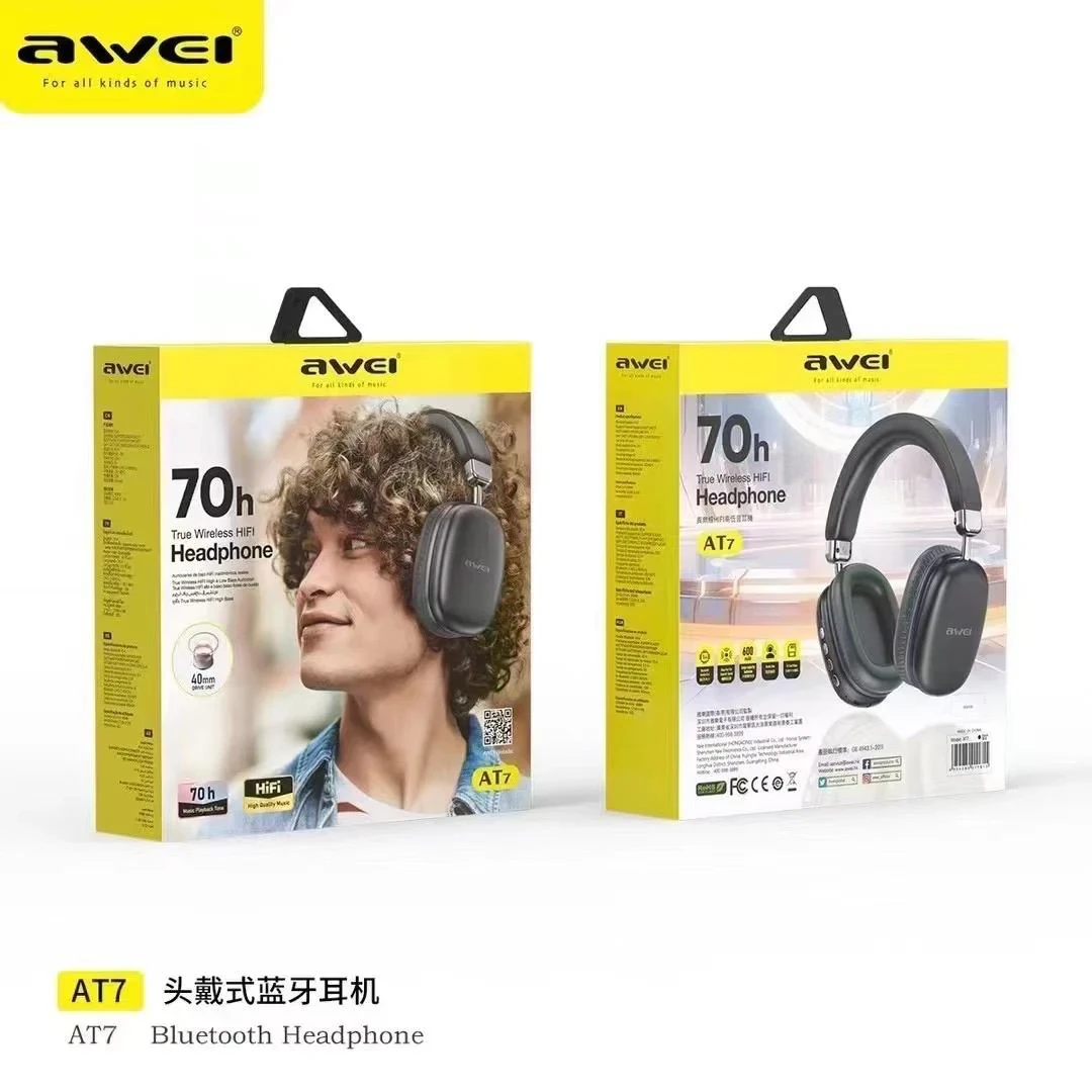 Awei AT7 Bluetooth wireless headphone - Image 4